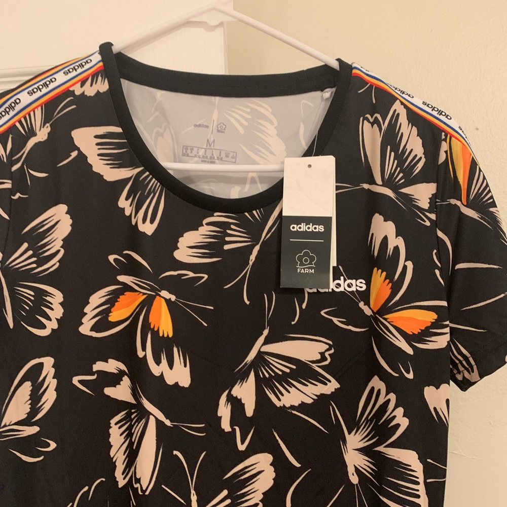 Farm rio x Adidas butterfly dress - NWT M